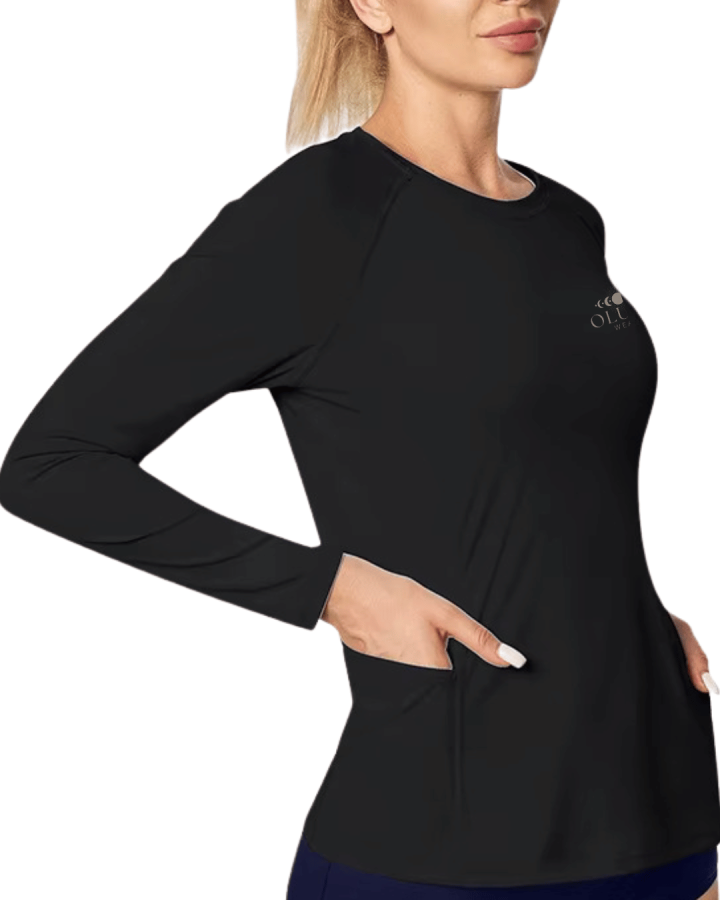 ECLIPSE LONG SLEEVE UPF 50+ protection-black